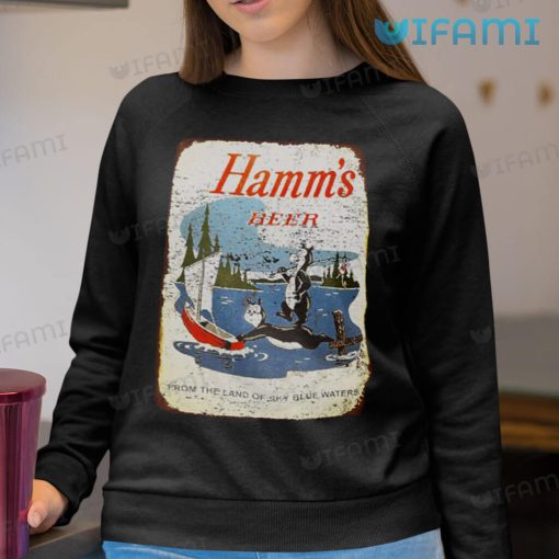 Hamms Beer Shirt Vintage 2 Cute Bears Fishing Gift For Beer Lovers