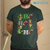 Ho Ho Ho Grinch Shirt Football Christmas Gift