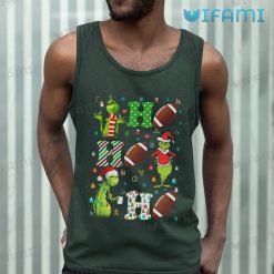 Ho Ho Ho Grinch Shirt Football Christmas Tank Top