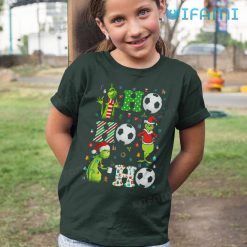 Ho Ho Ho Grinch Shirt Soccer Christmas Kid Tshirt