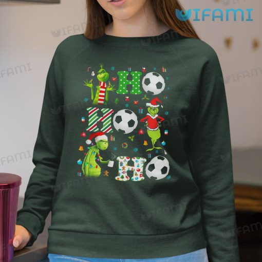 Ho Ho Ho Grinch Shirt Soccer Christmas Gift