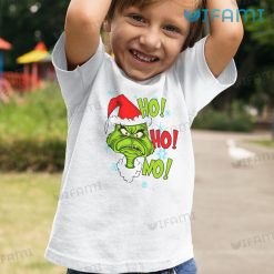 Ho Ho Ho Grinch Weird Face Shirt Christmas Kid Tshirt