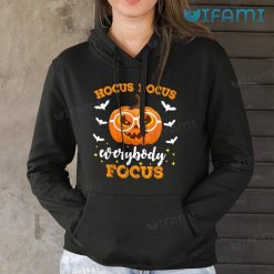 Hocus Pocus Everybody Focus Funny Pumpkin Hoodie