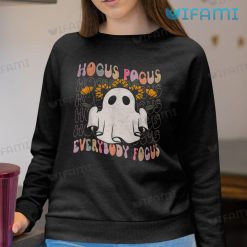 Hocus Pocus Everybody Focus Spooky Pumpkin Shirt Halloween Sweatshirt