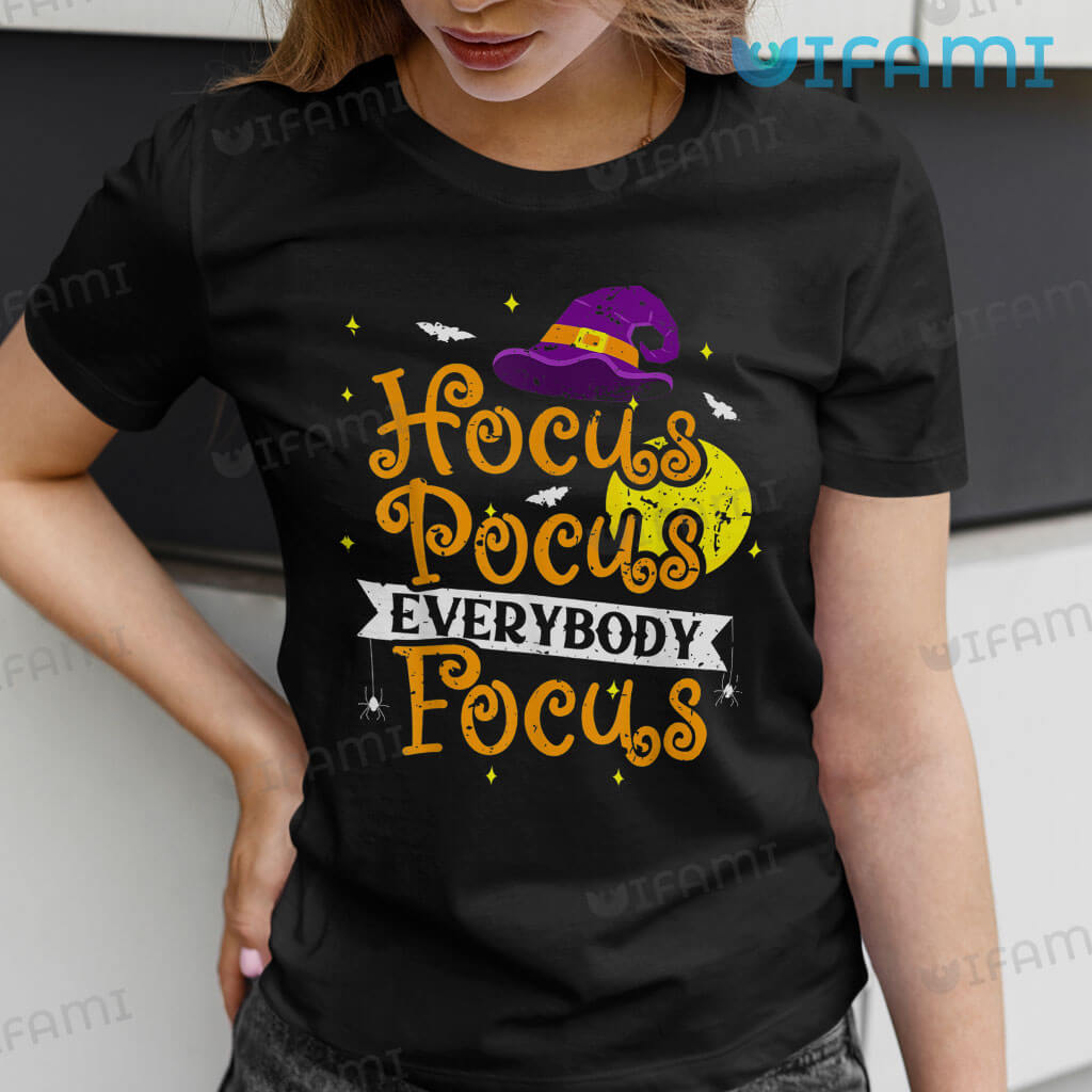 Hocus Pocus Everybody Focus Teacher Shirt Halloween Gift