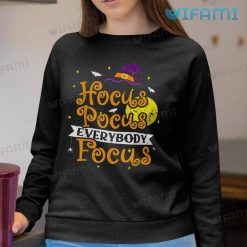 Hocus Pocus Everybody Focus Teacher Shirt Halloween Sweatshirt