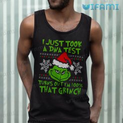 I Just Took A DNA Test 100 That Grinch Shirt Christmas Tank Top