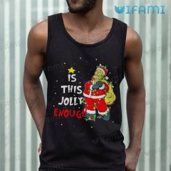 Is This Jolly Enough Homer Simpson Santa Shirt Xmas Tank Top