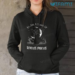It’s Just A Bunch Of Hocus Pocus Cemetery Black Cat Shirt Halloween Gift