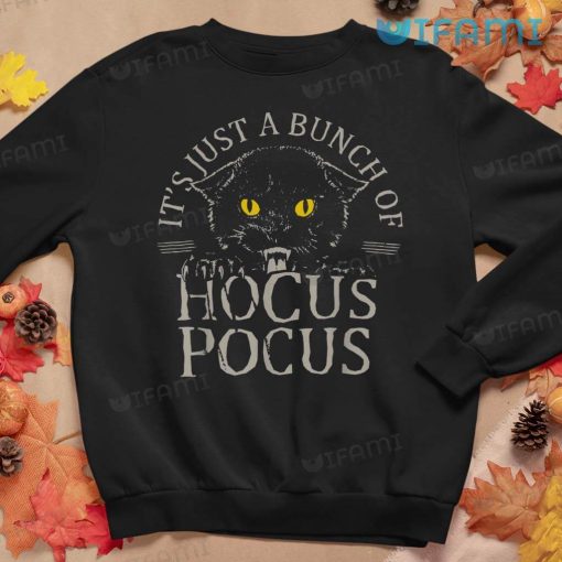 It’s Just A Bunch Of Hocus Pocus Cat Claws Shirt Halloween Gift