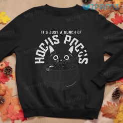 Its Just a Bunch of Hocus Pocus Cat And Cauldron Shirt Halloween Sweatshirt