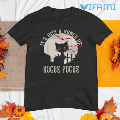 It’s Just a Bunch of Hocus Pocus Evil Cat Shirt Funny Halloween Gift