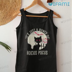 Its Just a Bunch of Hocus Pocus Evil Cat Shirt Funny Halloween Tank Top