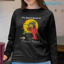 Its Just a Bunch of Hocus Pocus Scary Witch Cat Sweatshirt
