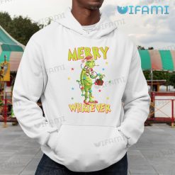 Merry Whatever Grinch Gift Box Hoodie