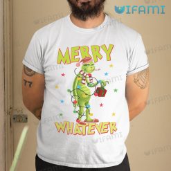 Merry Whatever Grinch Gift Box Shirt