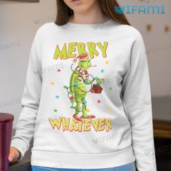 Merry Whatever Grinch Gift Box Sweatshirt