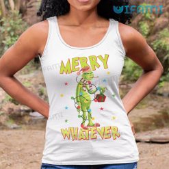 Merry Whatever Grinch Gift Box Tank Top
