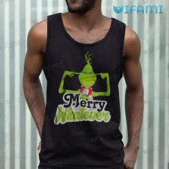 Merry Whatever Grinch Shirt Covers Ears Christmas Tank Top
