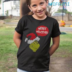 Merry Whatever Grinch Thinking Bubble Shirt Christmas Kid Tshirt