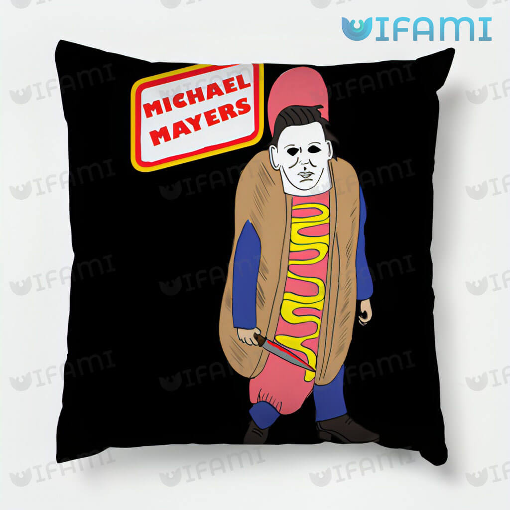 Michael Mayers Wieners Funny Pillow Halloween Gift