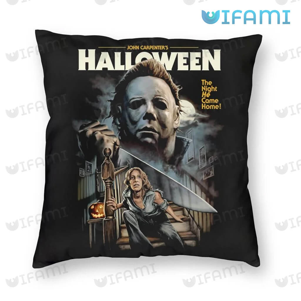 Michael Myers And Laurie Strode The Night He Came Home Pillow