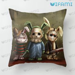 Michael Myers Bunny Jason Voorhees Freddy Krueger Pillow Funny Halloween Gift