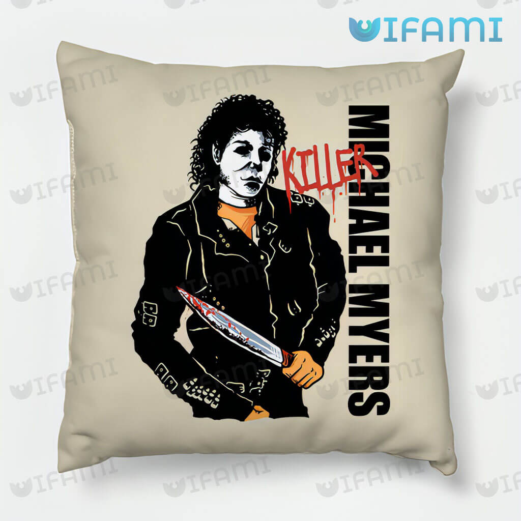 Michael Myers Jackson Killer Funny Halloween Pillow