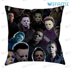 Michael Myers Photo Collage Pillow Halloween Gift