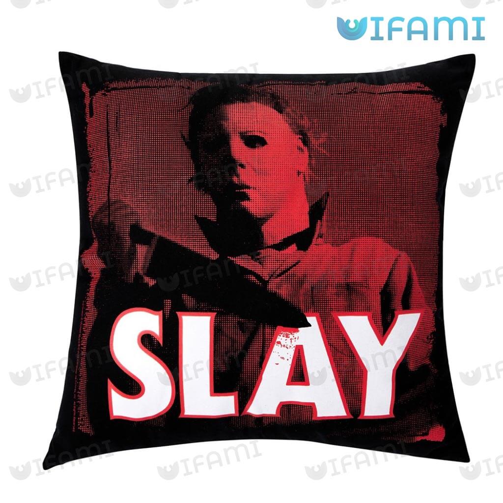 Michael Myers Slay Pillow Halloween Horror Movie Gift