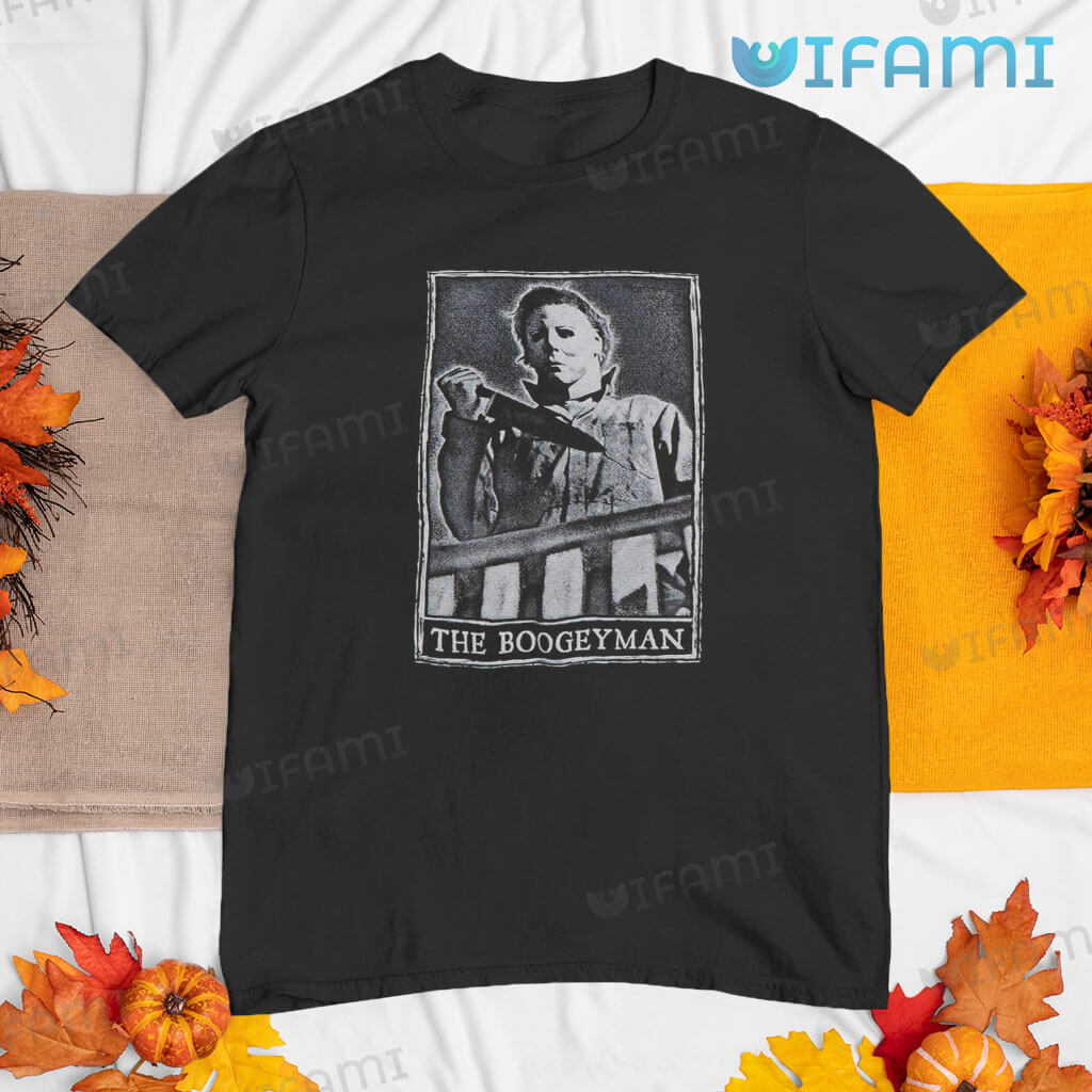 Michael Myers Tarot Card The Boogeyman Shirt Horror Movie Gift Tshirt
