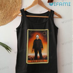 Michael Myers The Devil Tarot Card Shirt Horror Movie Gift Tank Top