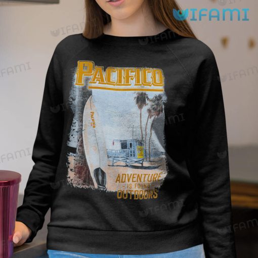 Pacifico Shirt Adventure Is Found Outdoors Gift For Beer Lovers