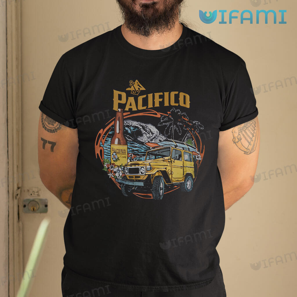 Black Pacifico Surf Trip Pacifico Claza Shirt Gift For Beer Lovers