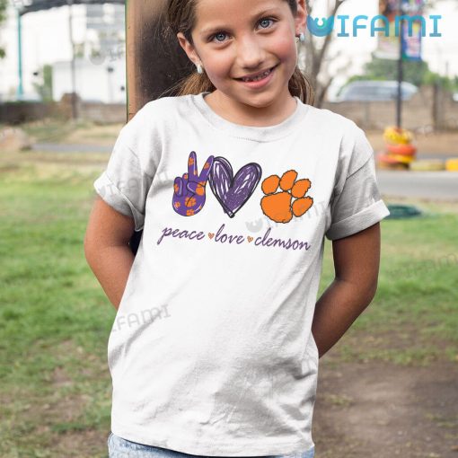 Peace Love Clemson Tigers Shirt