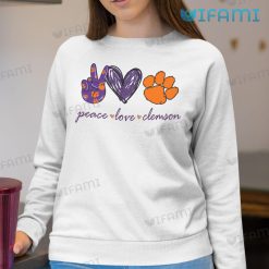 Peace Love Clemson Tigers Sweatshirt