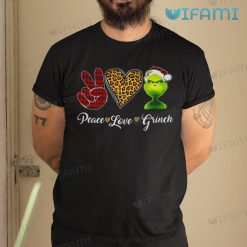 Peace Love Grinch Shirt Cool Face Christmas Gift