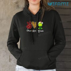 Peace Love Grinch Shirt Cool Face Christmas Hoodie