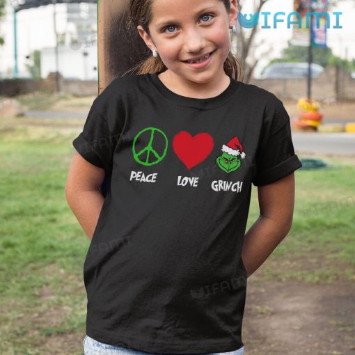 Peace Love Grinch Shirt Peace Symbol Christmas Gift