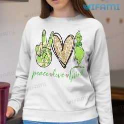 Peace Love Grinch Twinkle Shirt Christmas Sweatshirt