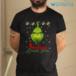 Resting Grinch Face Cool Shirt Christmas Gift