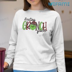 Resting Grinch Face Classic T Shirt Christmas Sweatshirt
