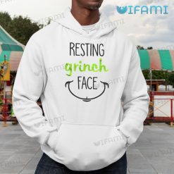 Resting Grinch Face Mouth Shape Shirt Christmas Hoodie