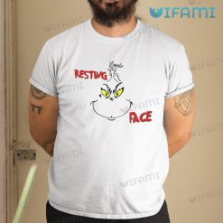 Resting Grinch Face Shape Shirt Christmas Gift