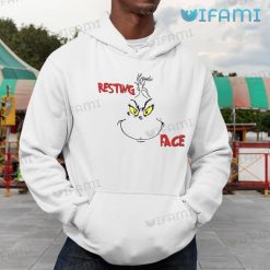 Resting Grinch Face Shape Shirt Christmas Hoodie