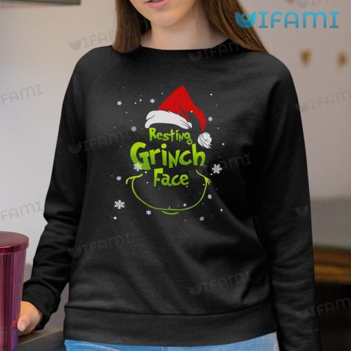Resting Grinch Face Shirt Christmas Gift