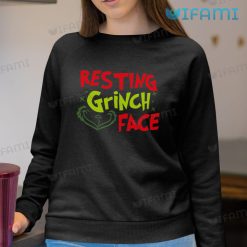 Resting Grinch Face Shirt Classic Christmas Sweatshirt