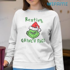Resting Grinch Face Shirt Classic Xmas Sweatshirt