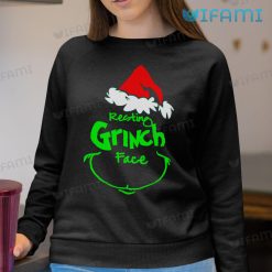 Resting Grinch Face Shirt Funny Christmas Sweatshirt