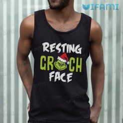 Resting Grinch Face Shirt Great Christmas Tank Top
